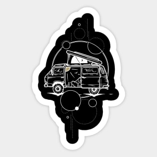 Pack Up Adventure x White Sticker